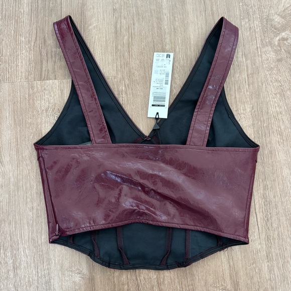 Faux leatherer pant and top set - Picture 6 of 10